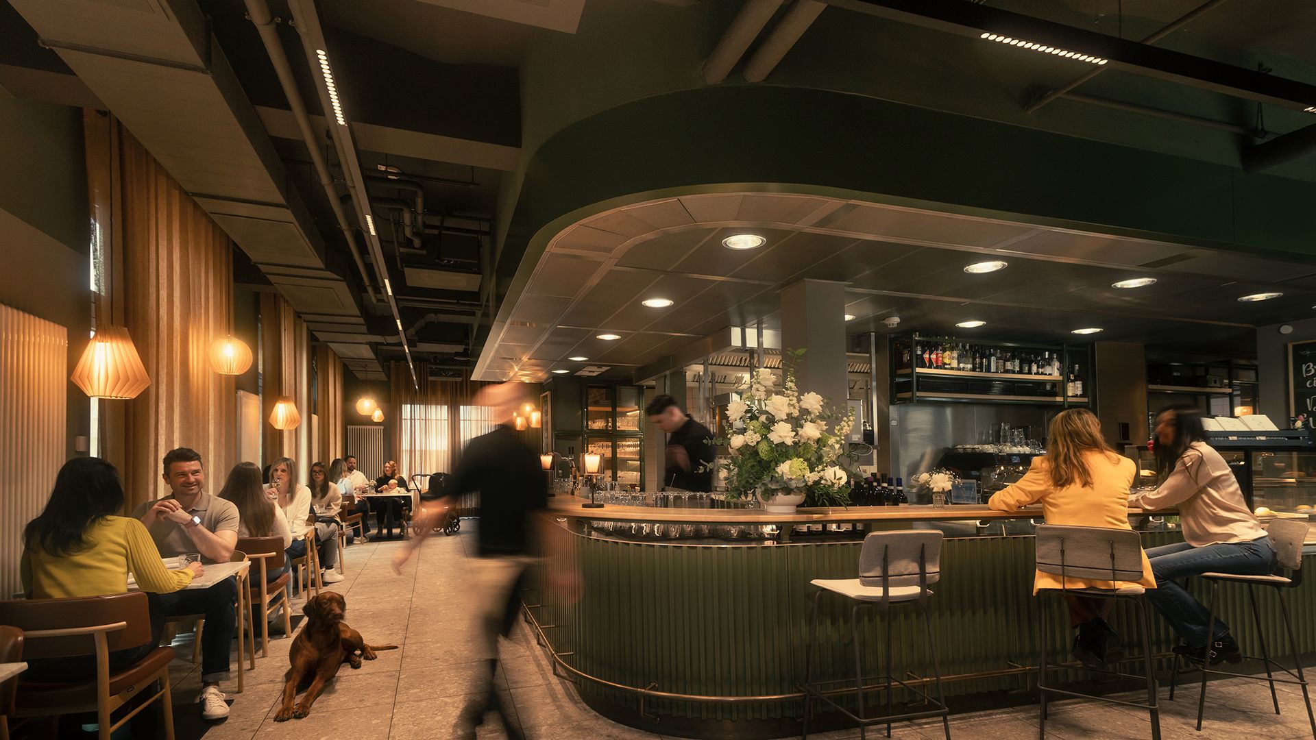 Atmosphäre im Restaurant Cäcilie